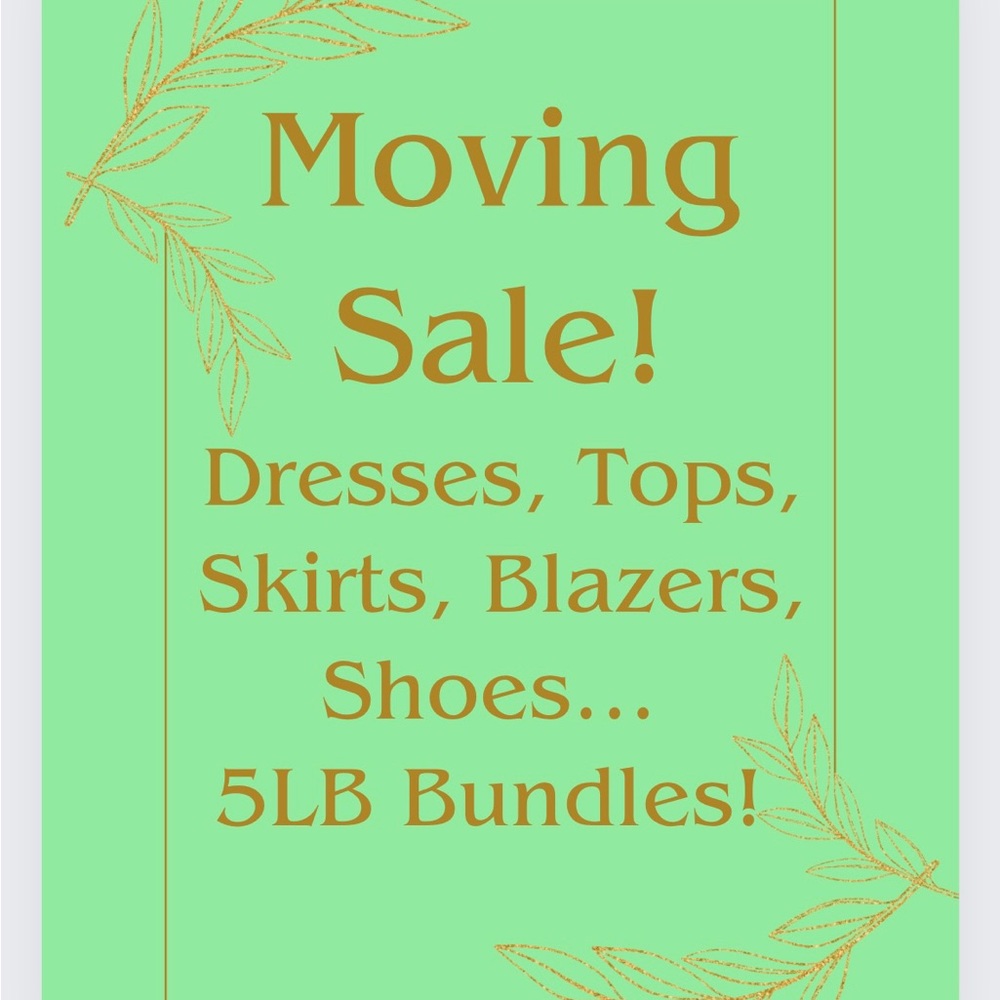 SEND OFFERS! MOVING SALE! 7-6-24 Saturday Live Auction Notification